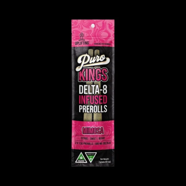 Puro Exotics Kings Delta-8 Infused Prerolls 3g | 2 pack