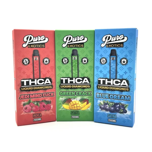 Puro Exotics THCA Liquid Diamonds Disposable 2g