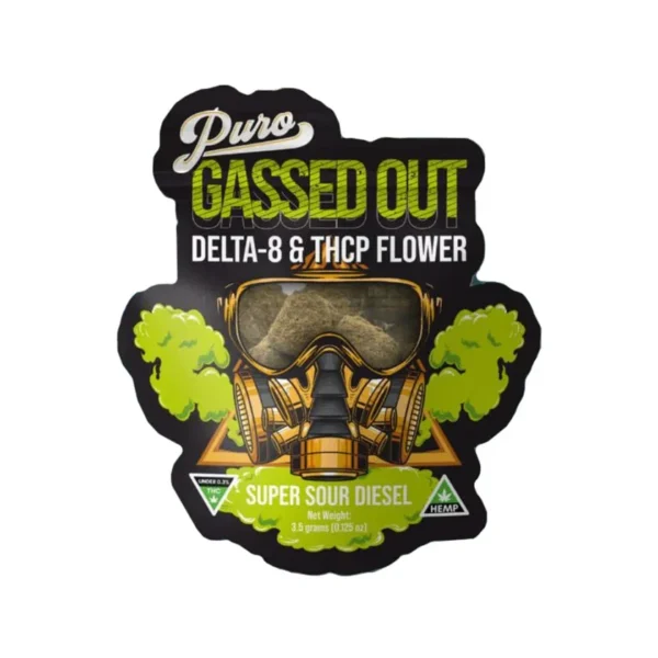 Puro Exotics Gassed Out Delta-8 & THCP Flower 3.5g