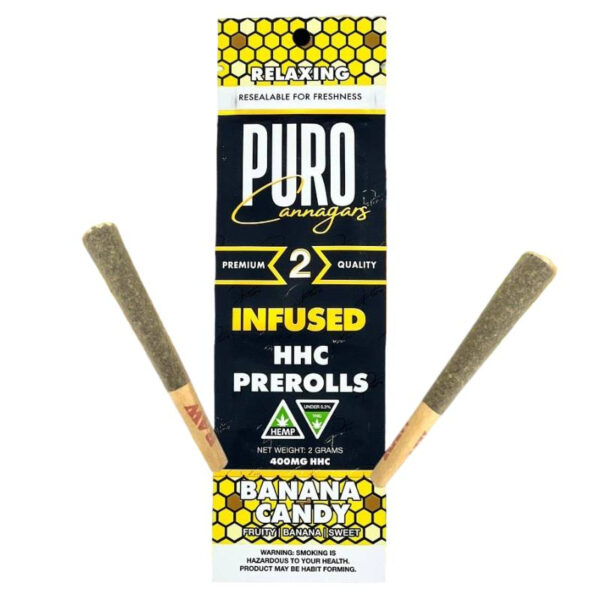 Puro Exotics HHC 1 Gram Prerolls | 2 Pack