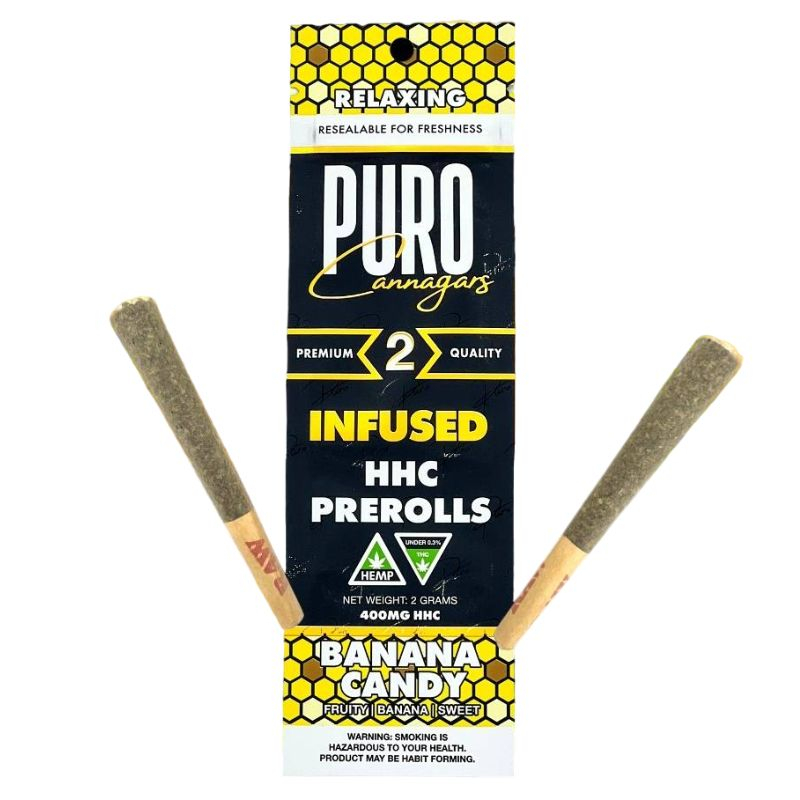 Puro Exotics HHC 1 Gram Prerolls | 2 Pack