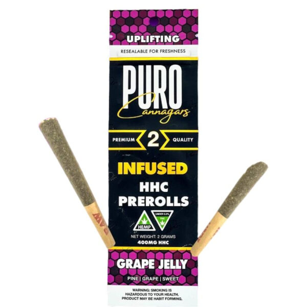 Puro Exotics HHC 1 Gram Prerolls | 2 Pack
