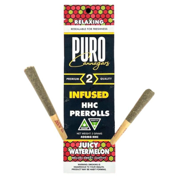 Puro Exotics HHC 1 Gram Prerolls | 2 Pack
