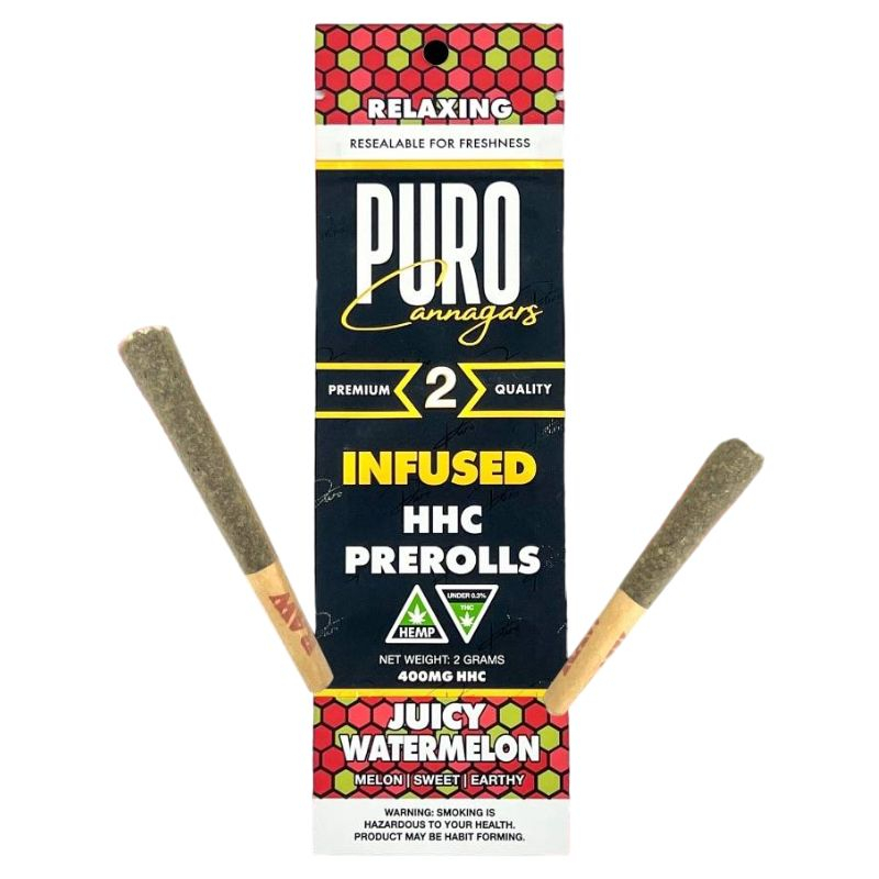 Puro Exotics HHC 1 Gram Prerolls | 2 Pack