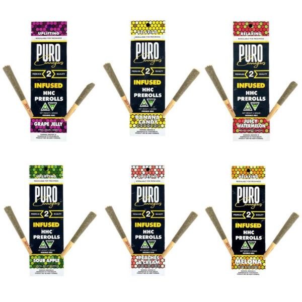 Puro Exotics HHC 1 Gram Prerolls | 2 Pack
