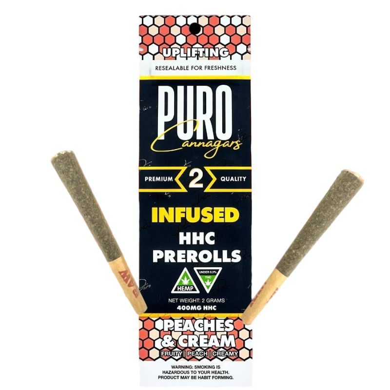 Puro Exotics HHC 1 Gram Prerolls | 2 Pack