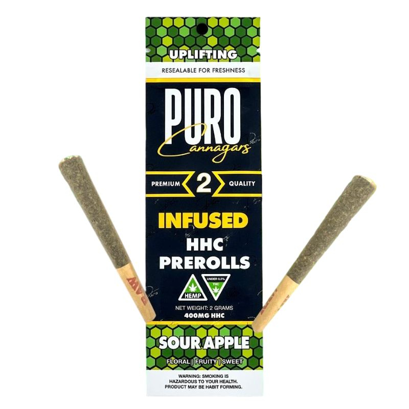 Puro Exotics HHC 1 Gram Prerolls | 2 Pack