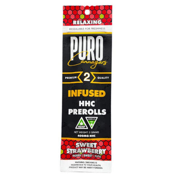 Puro Exotics HHC 1 Gram Prerolls | 2 Pack