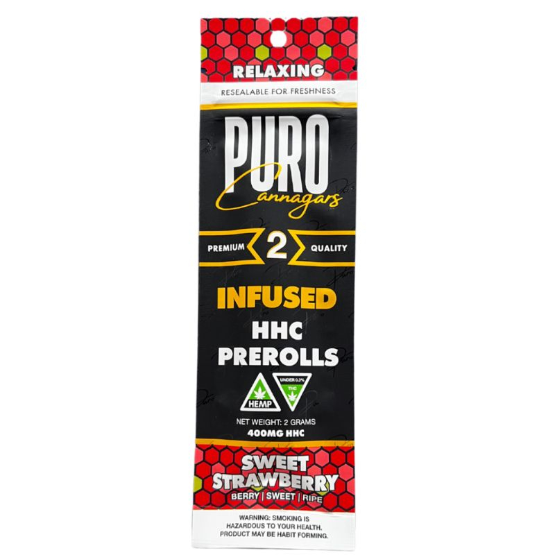 Puro Exotics HHC 1 Gram Prerolls | 2 Pack