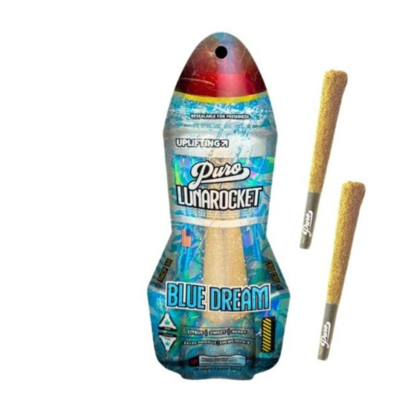 Puro Exotics Lunarocket THCP+D8+CBD+CBG 2x1.5g Pre-Rolls