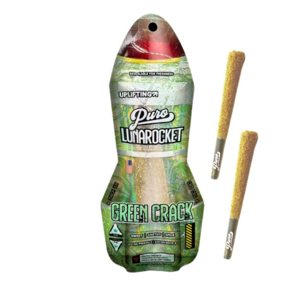 Puro Exotics Lunarocket THCP+D8+CBD+CBG 2x1.5g Pre-Rolls