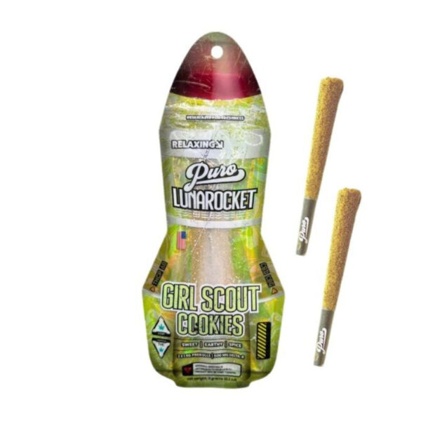 Puro Exotics Lunarocket THCP+D8+CBD+CBG 2x1.5g Pre-Rolls